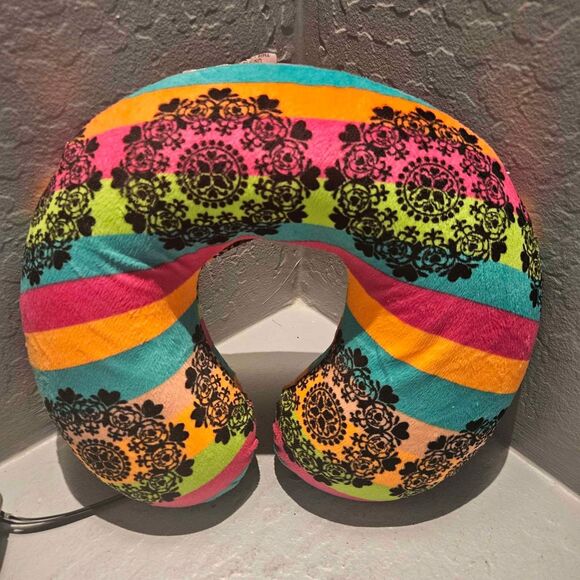 Tie Dye Memory Foam Travel Neck Pillow - Picture 2 of 4